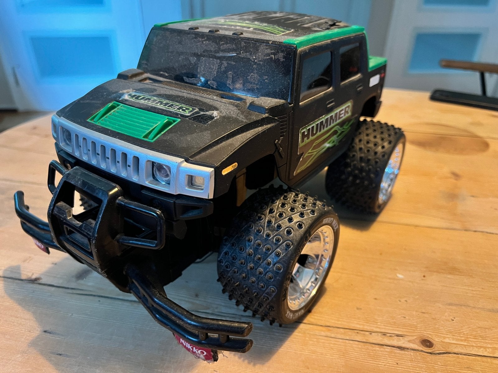 Nikko Hummer H2 RC auto 35cm, 27 MHz - voor onderdelen, Elektro, Gebruikt, Ophalen of Verzenden, Onderdeel