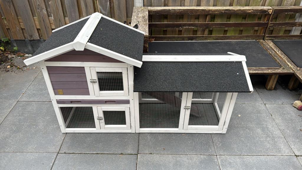 Konijnenhok, Dieren en Toebehoren, Knaagdieren en Konijnen | Hokken en Kooien, Ophalen, Kooi, Minder dan 60 cm