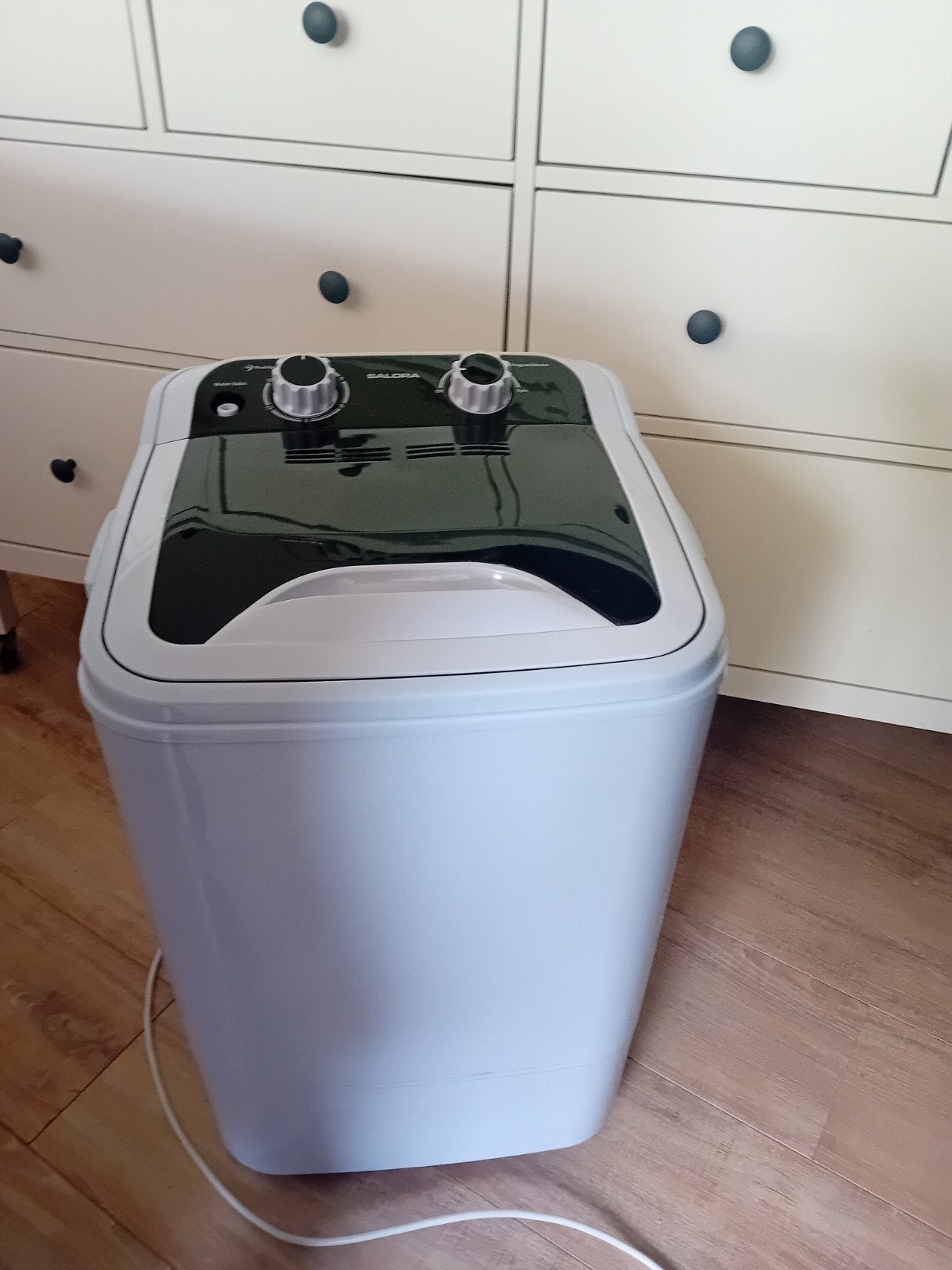 Salora WMR3350 Mini-Wasmachine met Centrifuge, Witgoed en Apparatuur, Wasmachines, Minder dan 85 cm, Minder dan 4 kg, Bovenlader