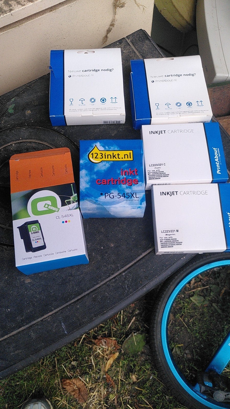 Diverse Inktcartridges: PrintAbout, 123inkt, O-Nomic, Ophalen, Nieuw
