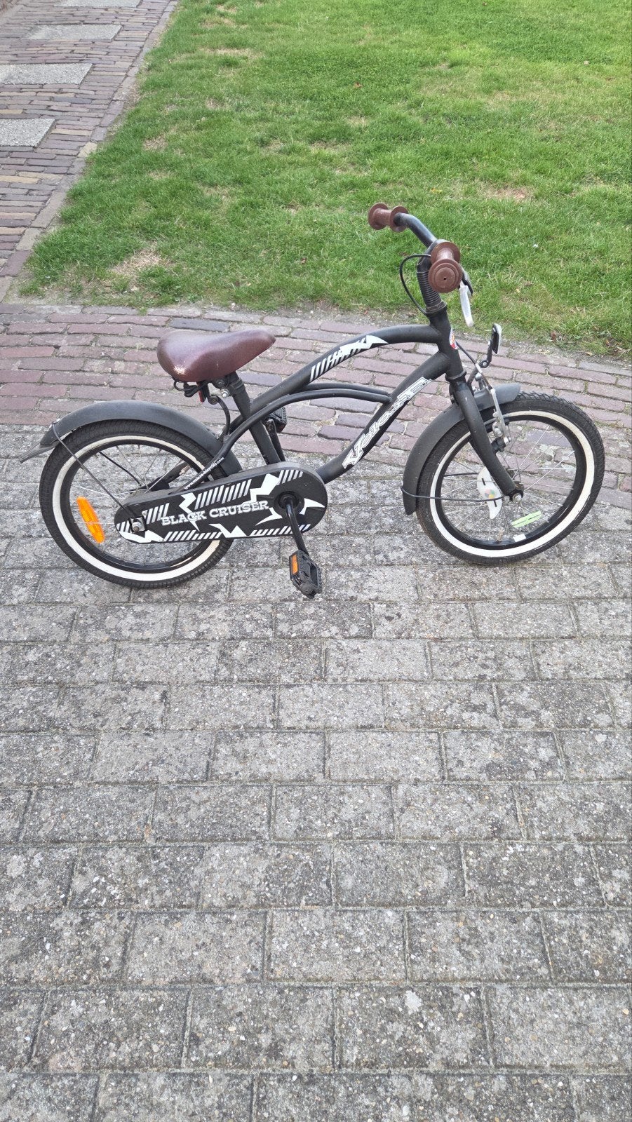 16 inch kinderfiets, Ophalen, Gebruikt, Staal