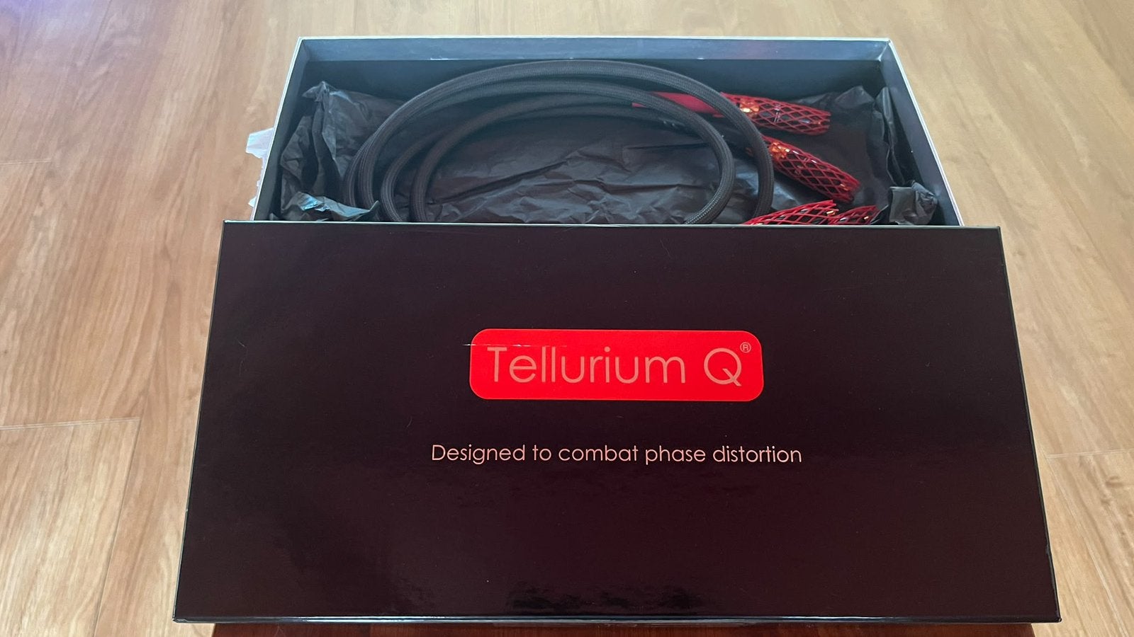 Tellurium Q Black Diamond RCA cable (2), Audio, Tv en Foto, Ophalen of Verzenden, Zo goed als nieuw, Minder dan 2 meter, Interlink-kabel