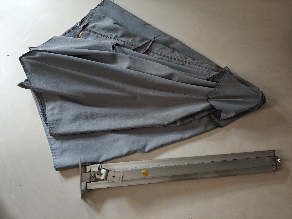 Easysol parasol, Tuin en Terras, Parasols, Ophalen, Muurparasol, Verstelbaar, Gebruikt