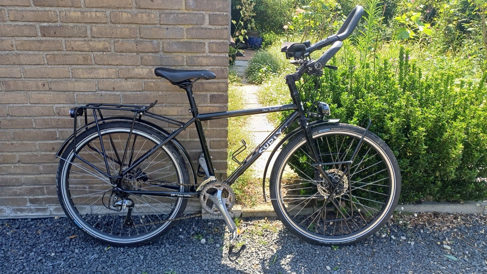 Surly Disc Trucker 42 cm – Complete vakantiefiets/toerfiets, Gebruikt, 26 inch, Minder dan 49 cm, Meer dan 20 versnellingen