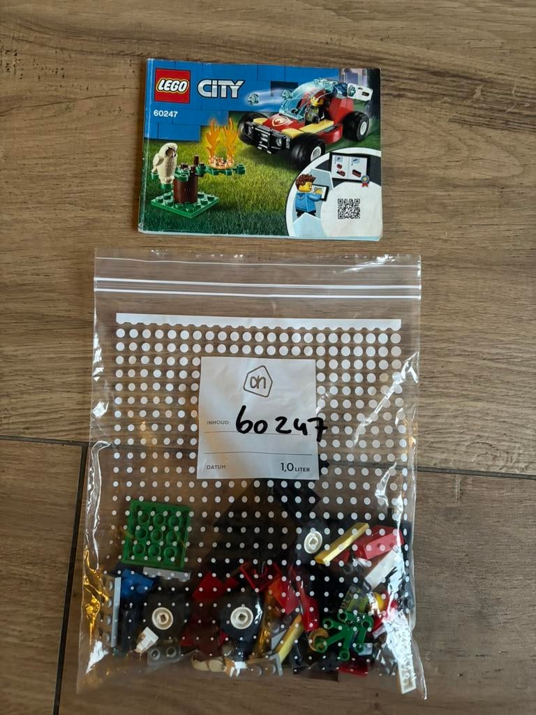 LEGO 60247 City Bosbrand, Ophalen of Verzenden, Zo goed als nieuw, Complete set, Lego