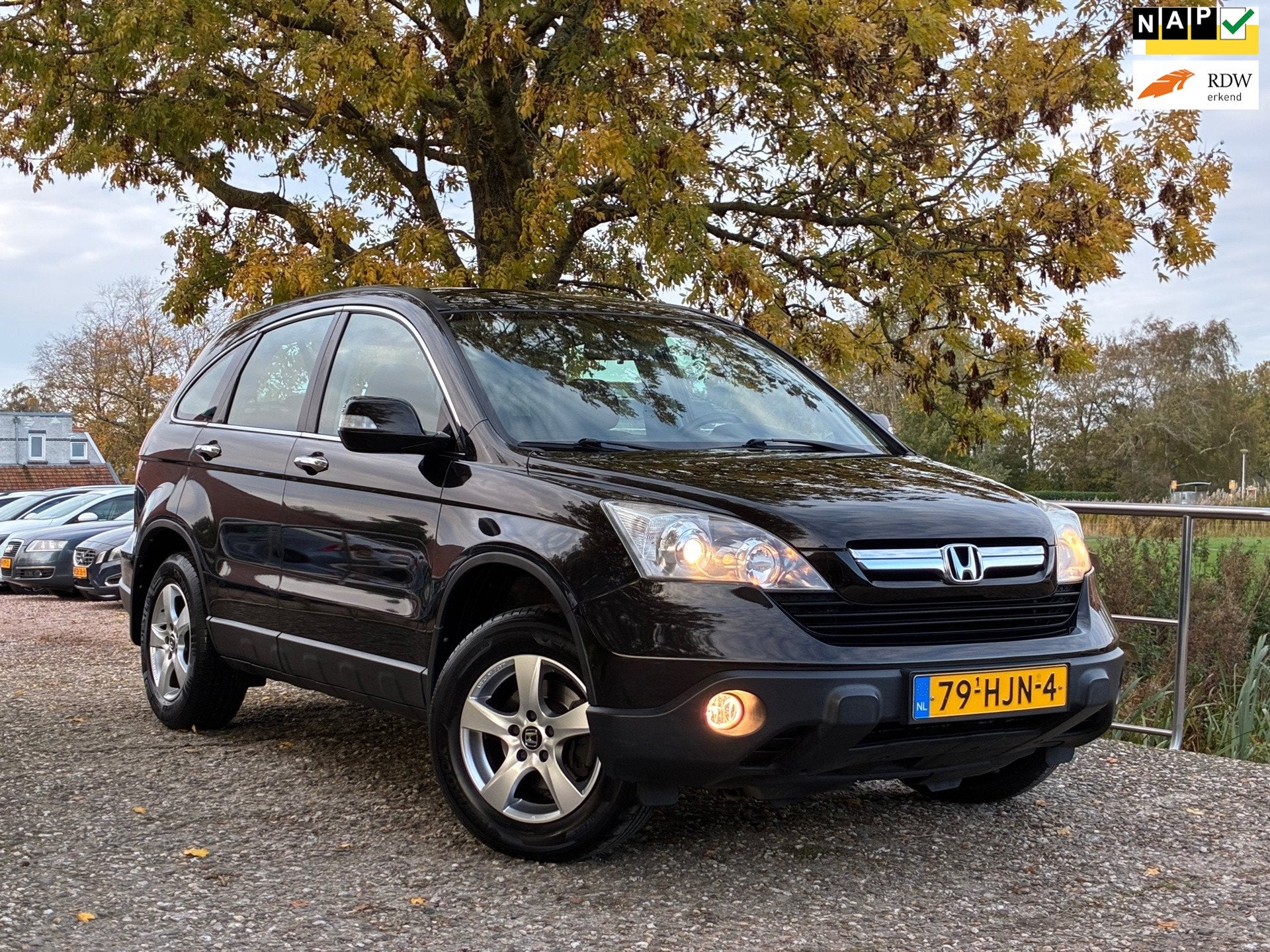 Honda CR-V 2.0i Elegance | Clima + Cruise nu € 6.975,-!, Auto's, Stof, Gebruikt, Zwart, 4 cilinders