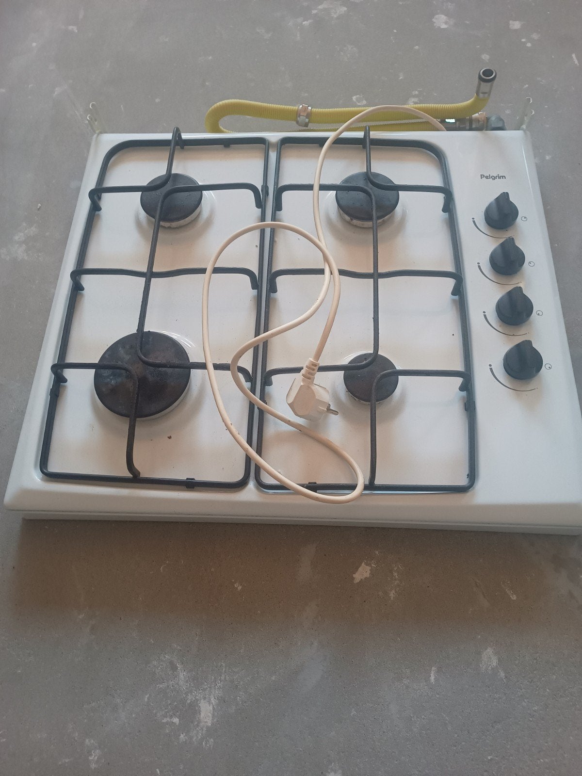 Pelgrim gasfornuis met 4 kookzones, Witgoed en Apparatuur, Kookplaten, Gebruikt, Gas, Vrijstaand, 4 kookzones