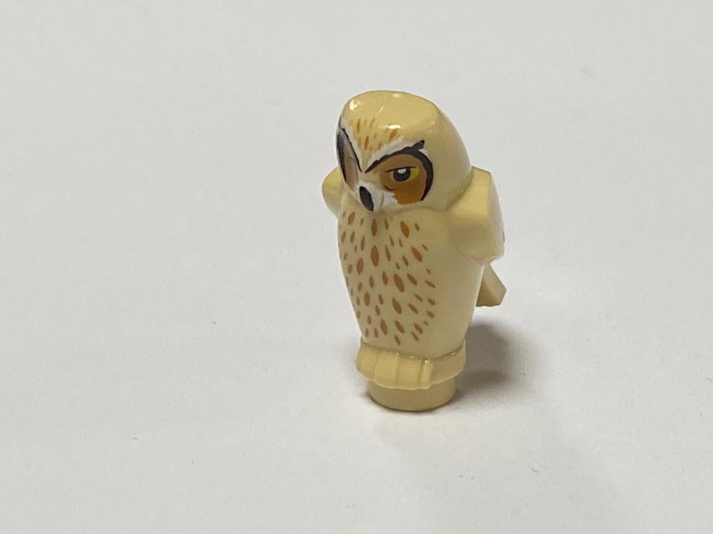 Lego nieuwe beige uil / owl met 1 gesloten oog, Overige thema's, Lego, Overige typen, Nieuw