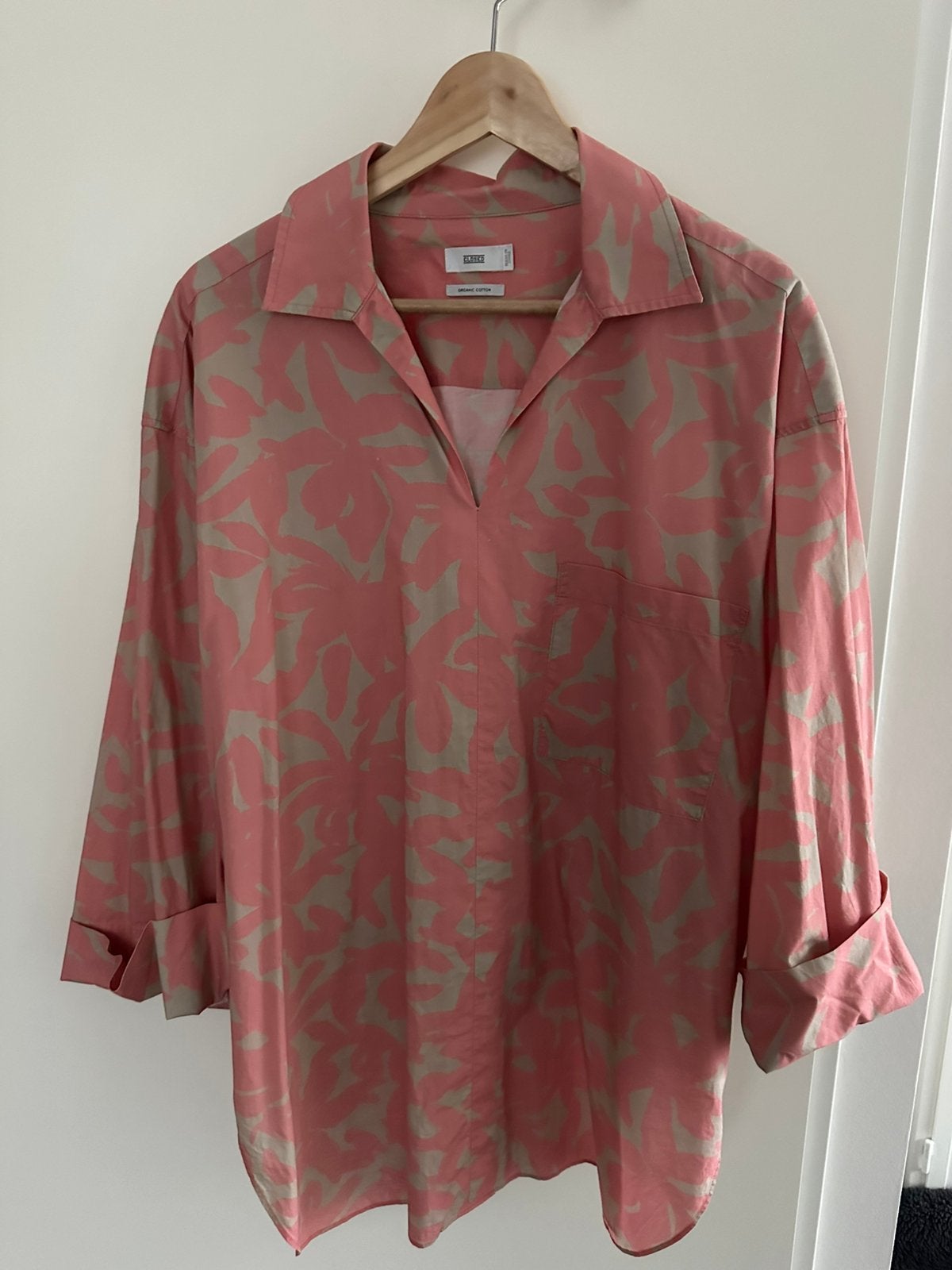Closed blouse L, Ophalen of Verzenden, Zo goed als nieuw, Maat 38/40 (M)