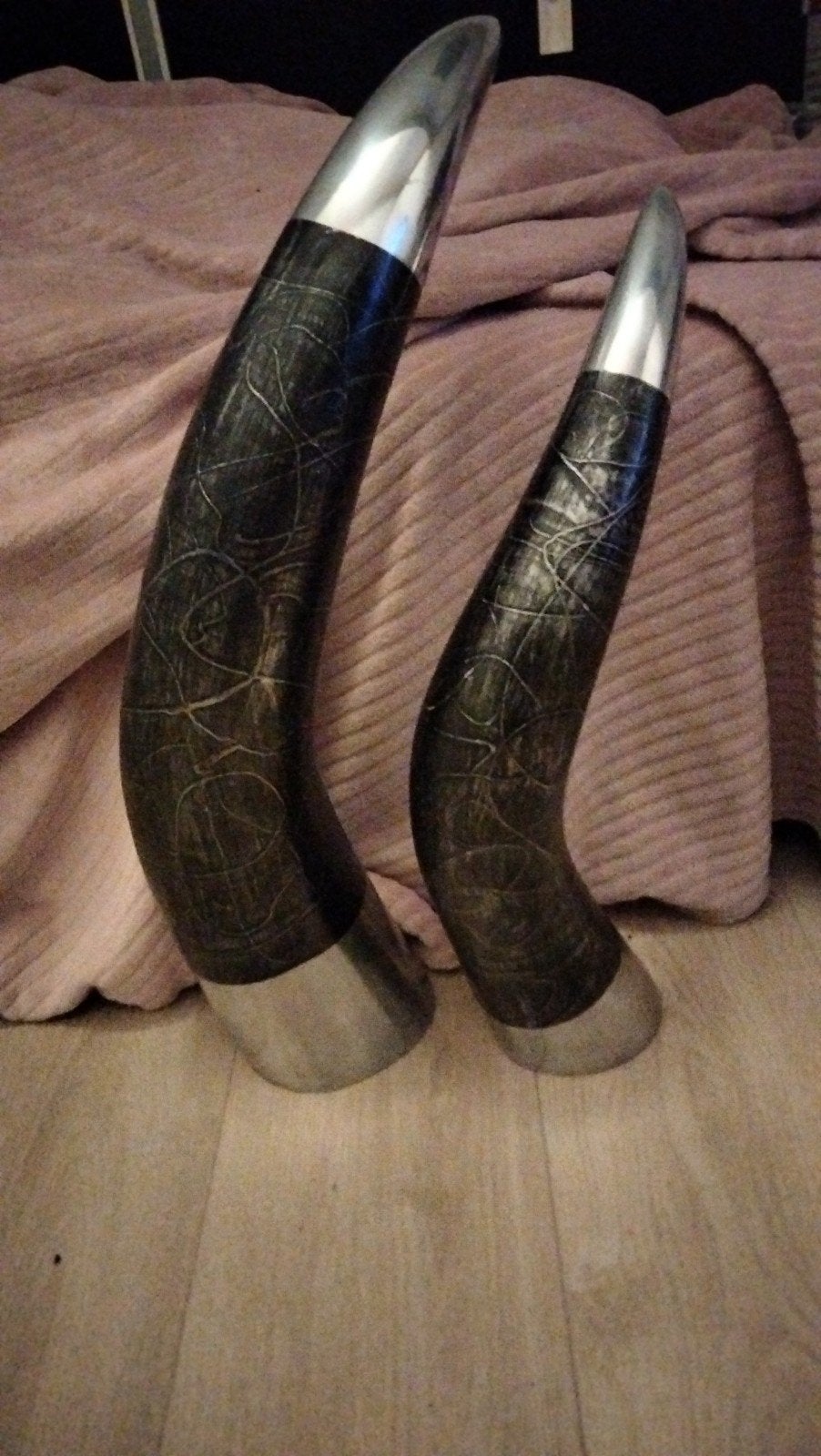 Stier hoorns decoratie, Ophalen