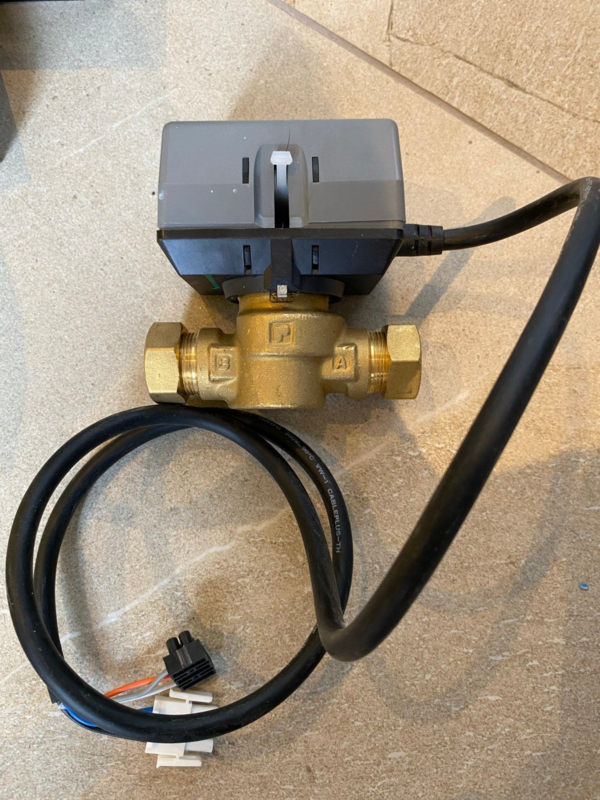 Honeywell 1 wegklep met actuator, Ophalen of Verzenden, Nieuw, Koper, Overige typen