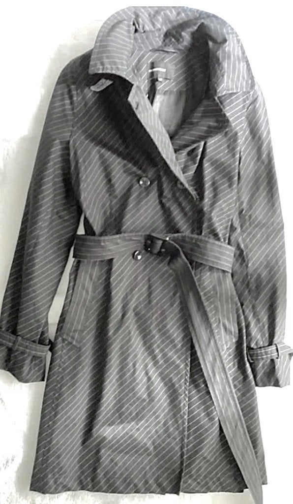 Mooie CREENSTONE Trenchcoat Regenjas mt M, Zwart, Creenstone, Zo goed als nieuw, Ophalen