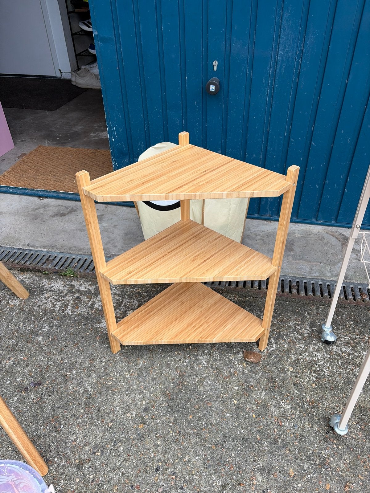 IKEA RÅGRUND Hoekrekje Bamboe - Zo goed als nieuw, Huis en Inrichting, Ophalen, Zo goed als nieuw