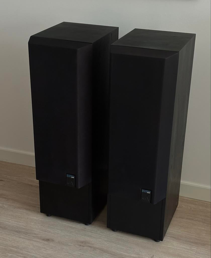 KEF Reference 104/2 Vloerstaande Luidsprekers, Gebruikt, 120 watt of meer, Front, Rear of Stereo speakers, Ophalen