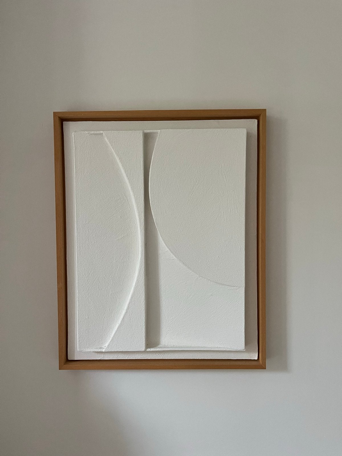 3D Kunstwerk 'ART-IN-RETURN' - Abstract Wit Reliëf, Ophalen