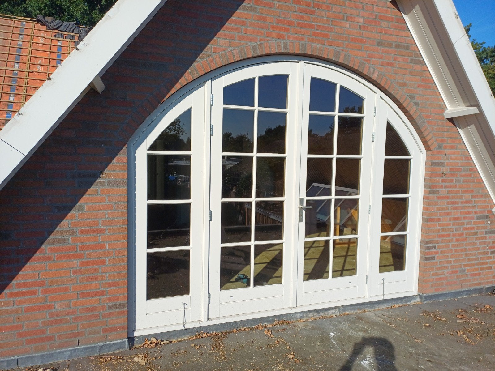 dubbele deur toogdeur, Doe-het-zelf en Verbouw, Ophalen, Garagedeur, Glas, 120 cm of meer