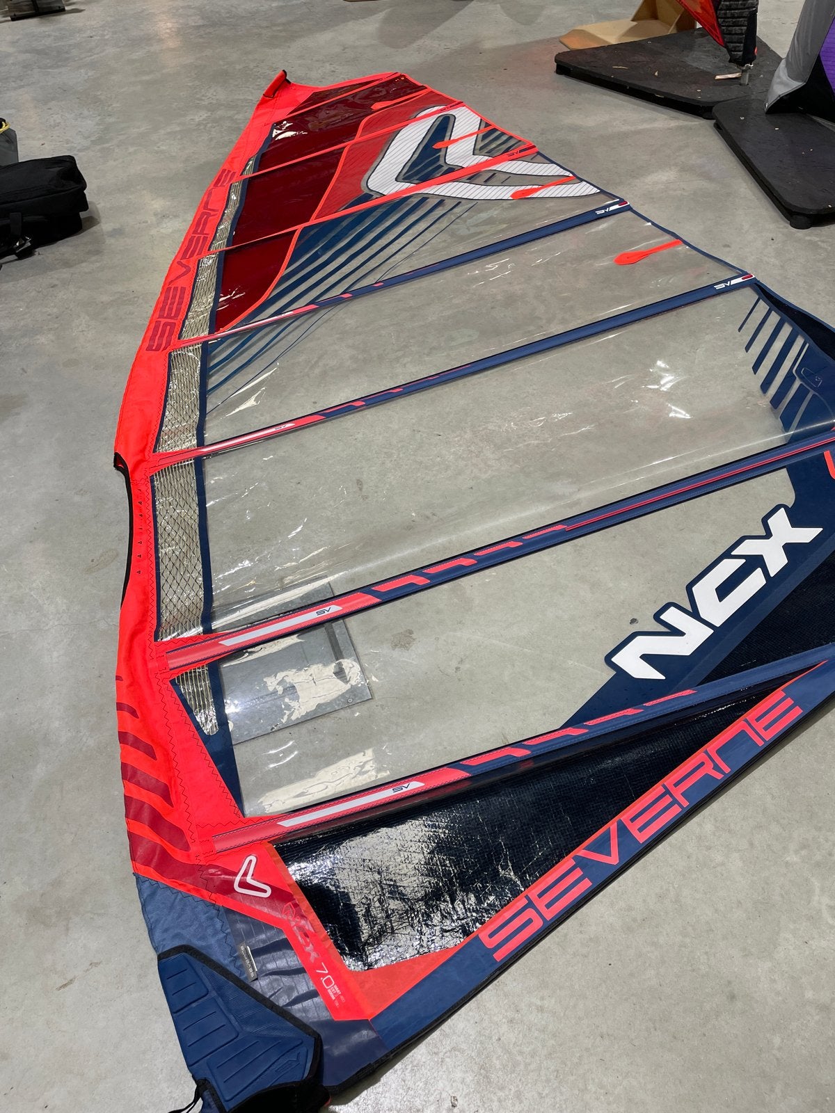 Severne NCX 7.0, Ophalen, Gebruikt, 6.5 m² tot 8 m², Severne