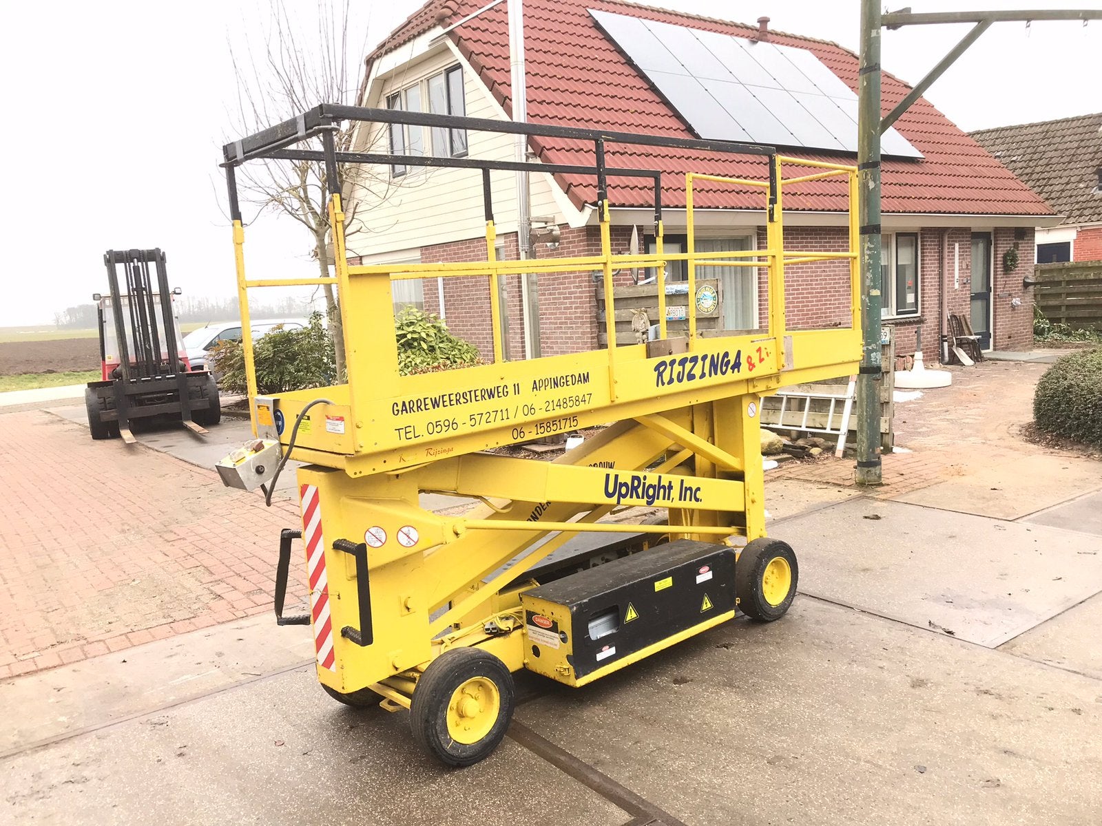 Trilbalk beton - Steenklem- Balen vork- Hout snipper machin