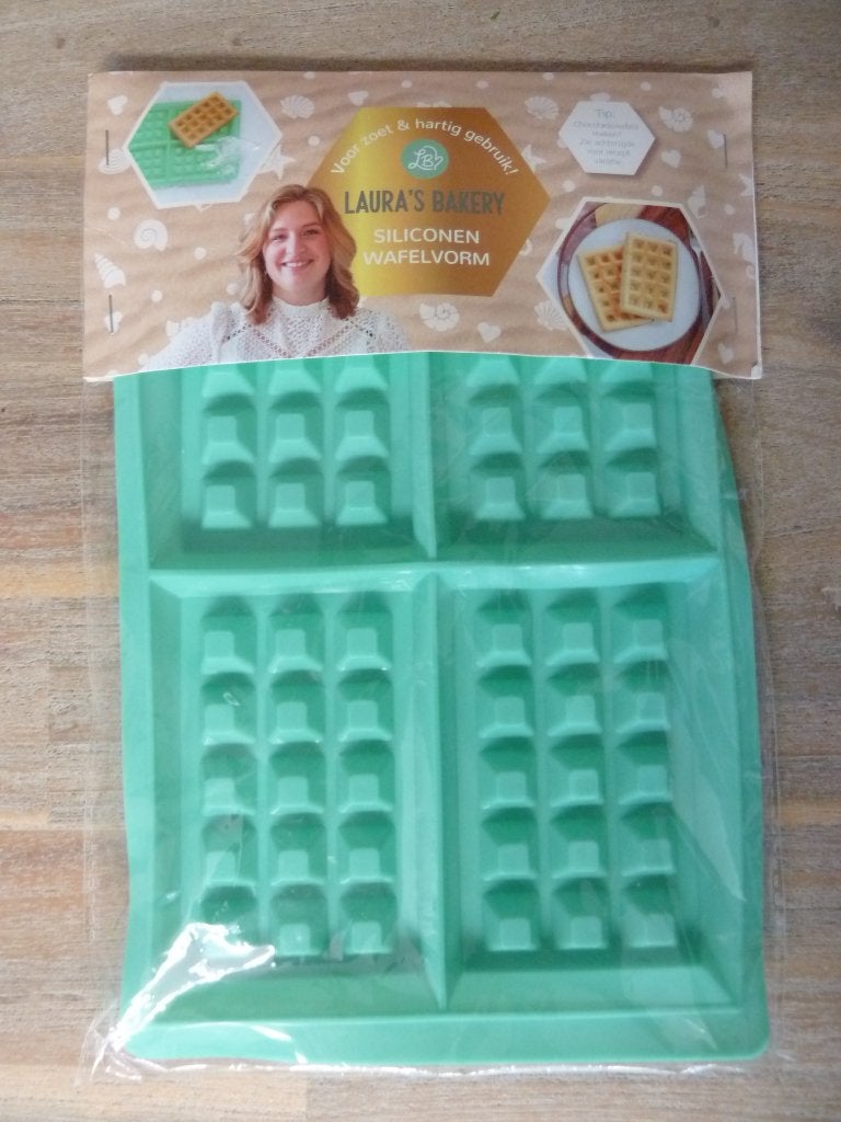 NIEUW siliconen wafelvorm LAURA'S BAKERY, Ophalen, Nieuw, Taarten, Bakvorm