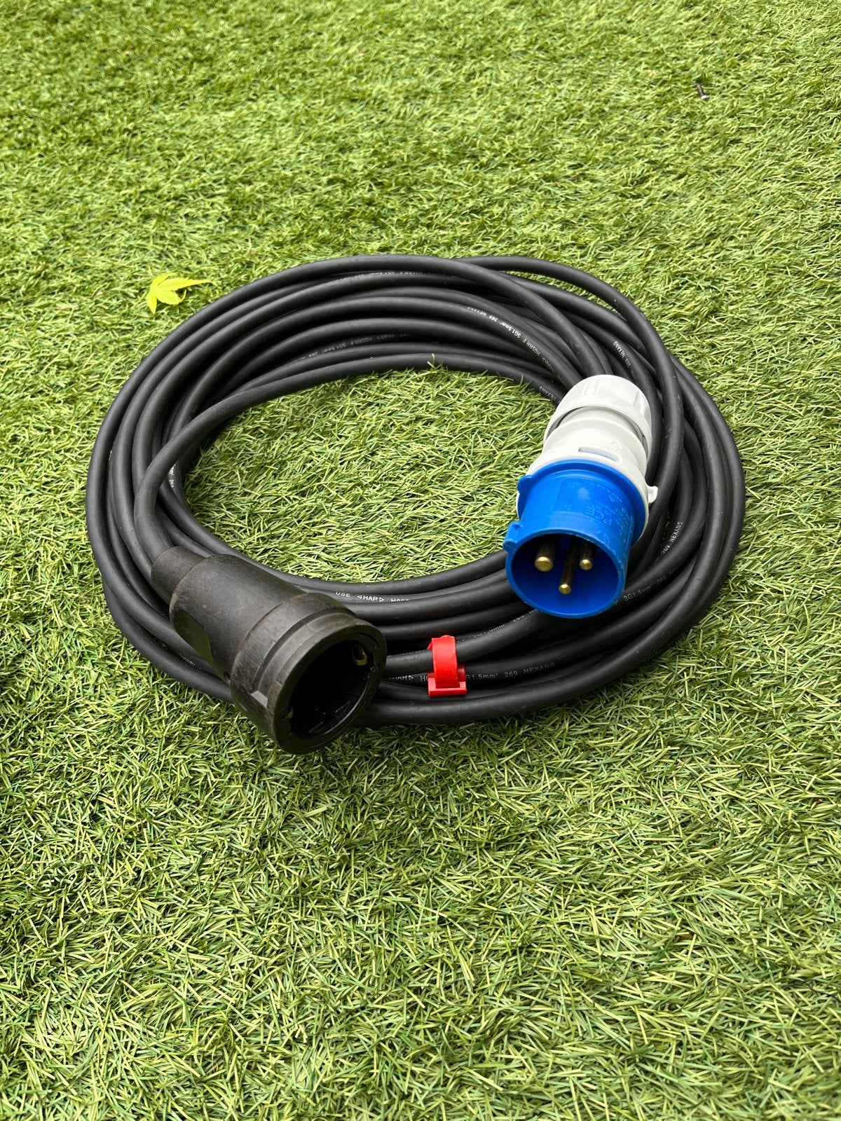Verlengsnoer CEE 16A 230V - 15 meter, Doe-het-zelf en Verbouw, Elektra en Kabels, Ophalen, Gebruikt, Kabel of Snoer