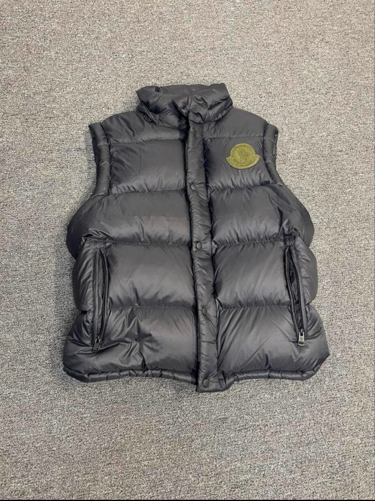 Moncler Cylone winterjas/bodywarmer - Maat M, Ophalen of Verzenden, Gedragen, Maat 48/50 (M), Zwart