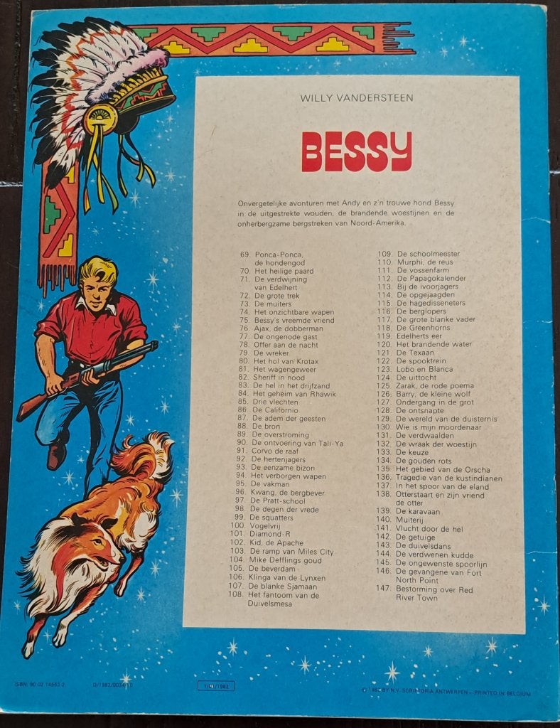 Bessy - nr. 147 - Bestorming over red river town, Eén stripboek, Ophalen of Verzenden, Gelezen