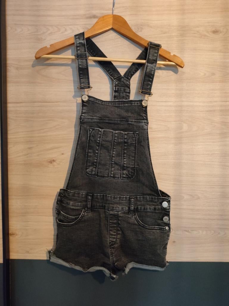 Cars Jeans tuinbroekje - Zwart - Maat 16, Broek, Meisje, Ophalen of Verzenden, Zo goed als nieuw