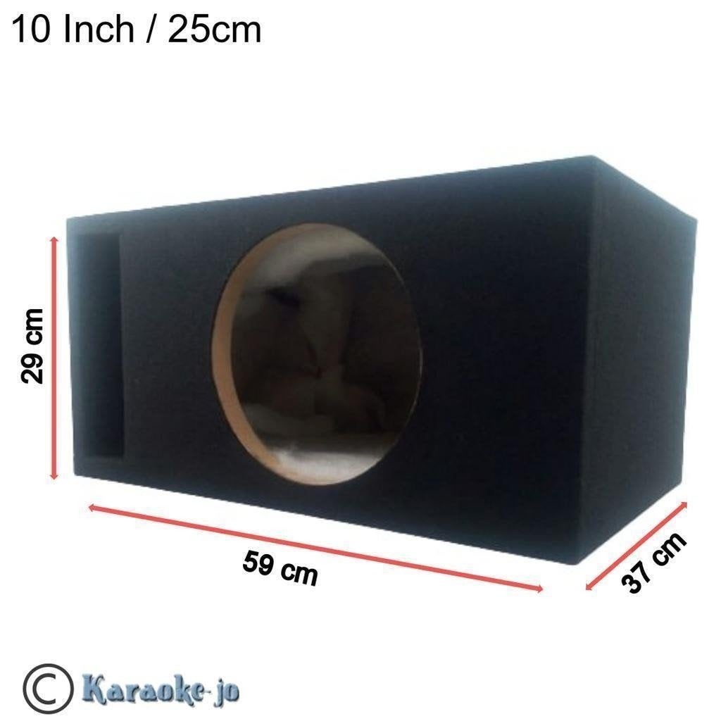 Subwoofer behuizing met brede poort 10 inch 25cm, Auto diversen, ., Nieuw, Ophalen of Verzenden, .