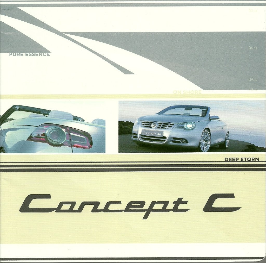 Volkswagen Conept (Eos) roadster persinfo folders, Boeken, Ophalen of Verzenden, Zo goed als nieuw, Volkswagen