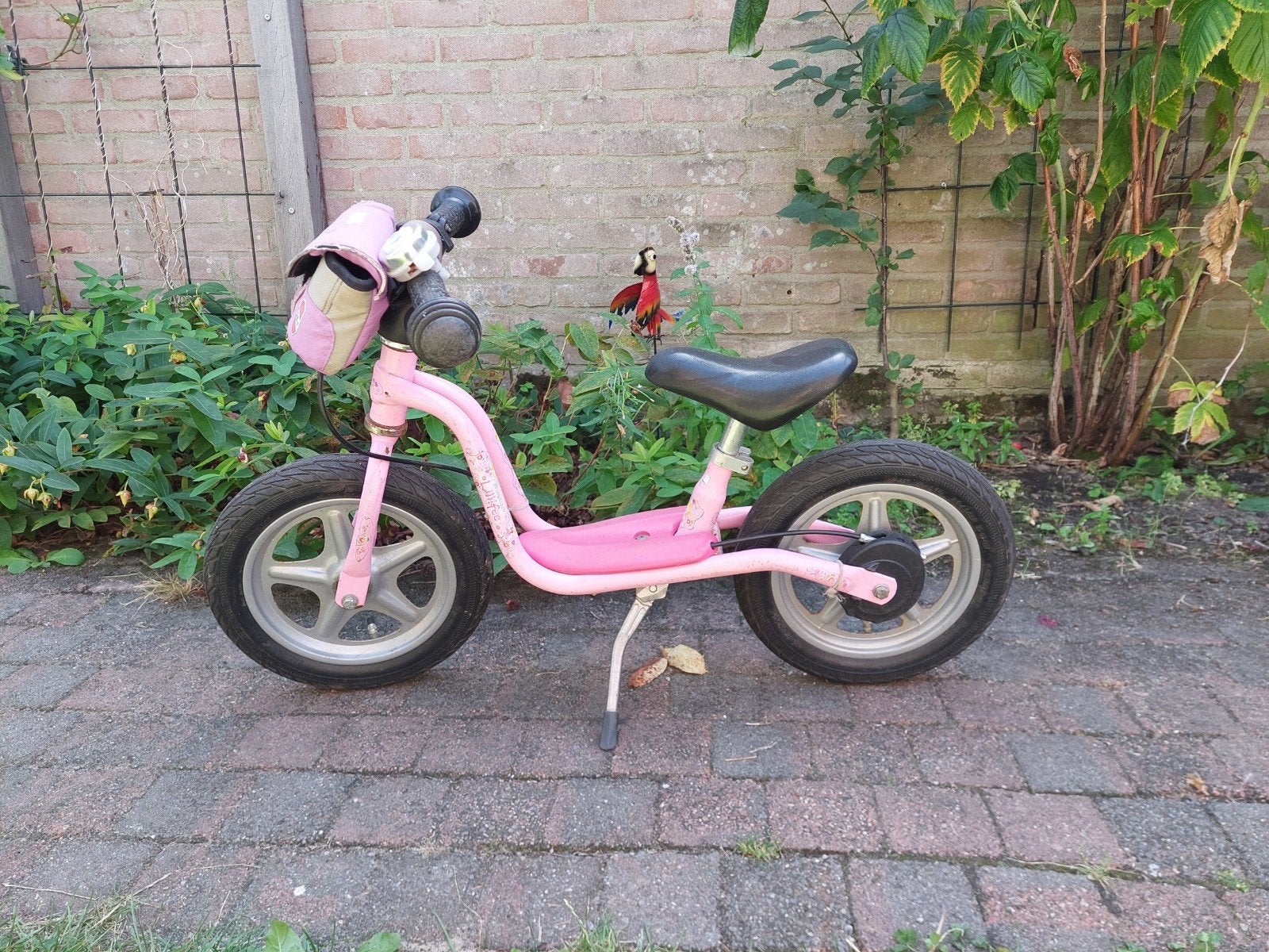 Puky loopfiets roze - gebruikt maar goed, Ophalen of Verzenden, Gebruikt, Loopfiets