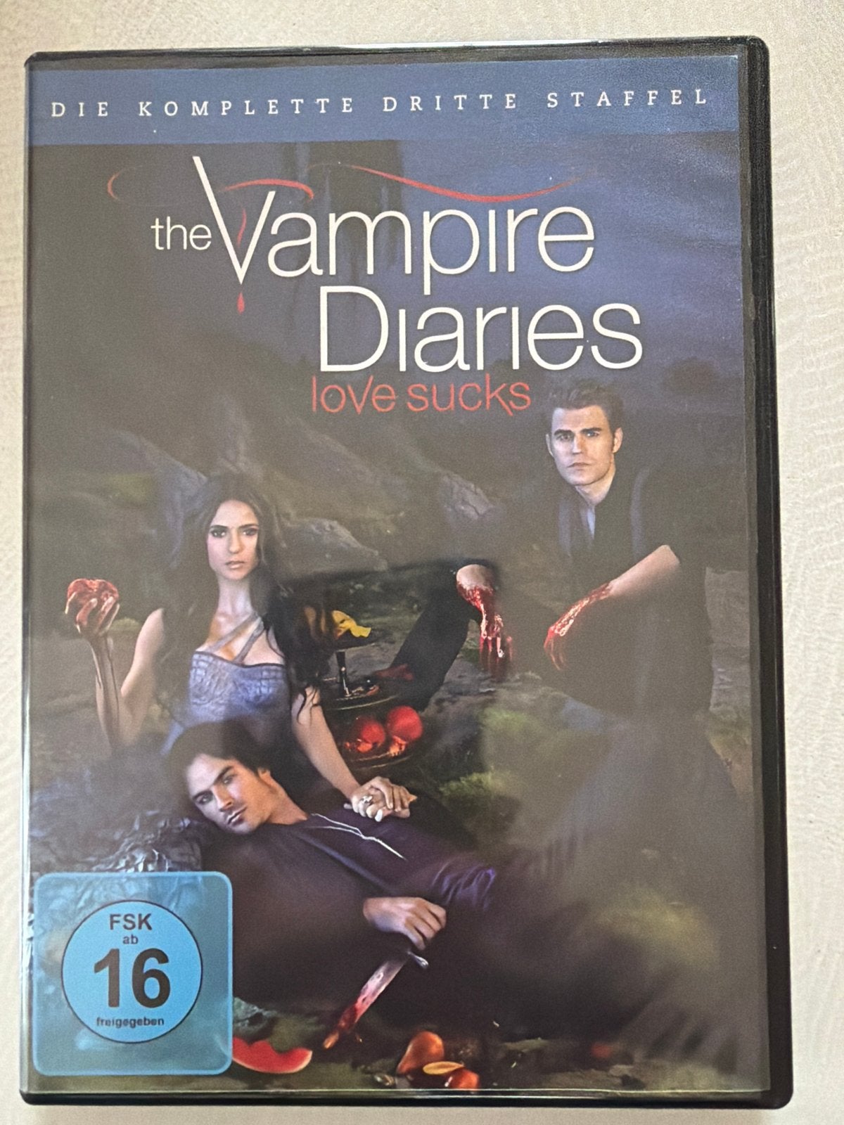 The Vampire Diaries - Seizoen 3 DVD (Duits), Cd's en Dvd's, Gebruikt, Vanaf 16 jaar, Drama, Duits