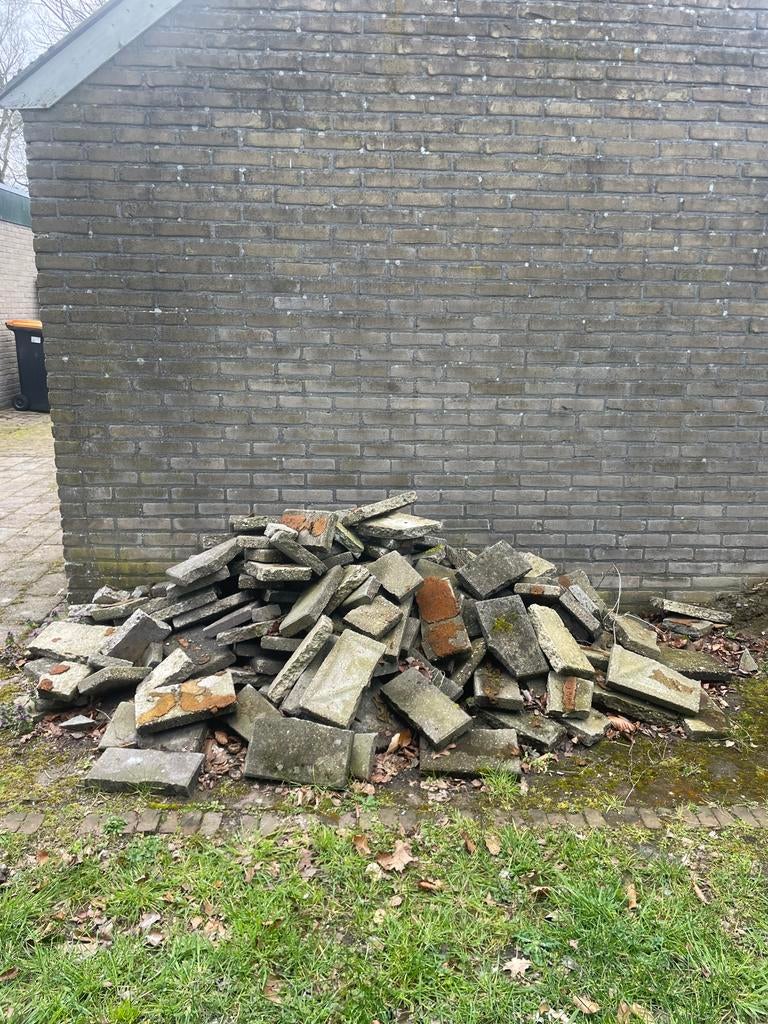 Gratis stenen voor plantenbak of andere projecten, Ophalen, Gebruikt, Overige typen, Minder dan 5 m²