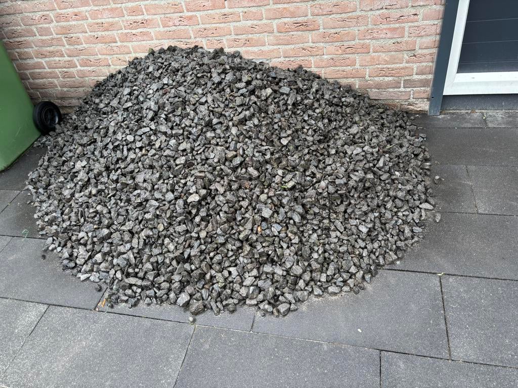 Gratis antraciet grijs ardenner split, Ophalen, Gebruikt, Antraciet, Split