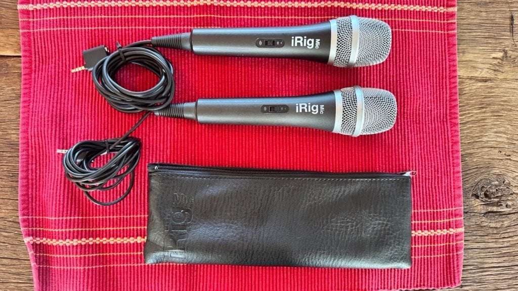 iRig zangmicrofoons 2 stuks, Ophalen of Verzenden, Zo goed als nieuw, Zangmicrofoon