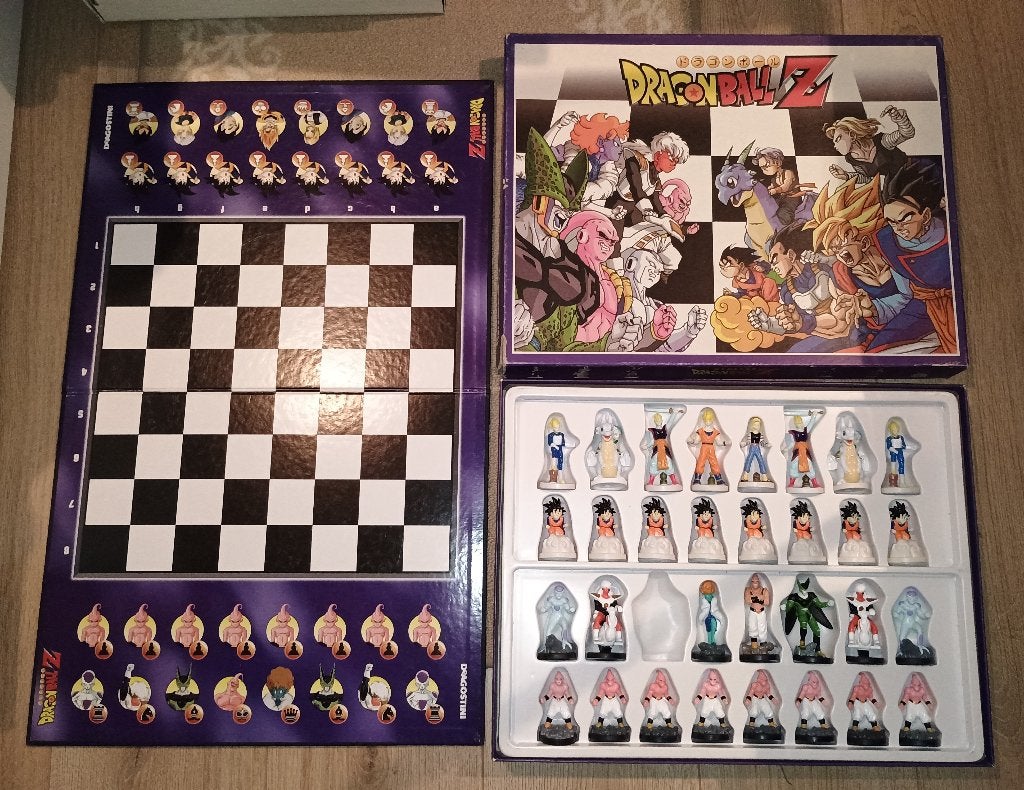 Dragonball z schaak schaakspel - 1 figuur mist - deagostini, Hobby en Vrije tijd, Gezelschapsspellen | Bordspellen, Een of twee spelers