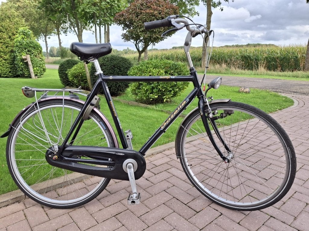 Gazelle orange herenfiets, Ophalen, Gebruikt, Versnellingen, 57 tot 61 cm