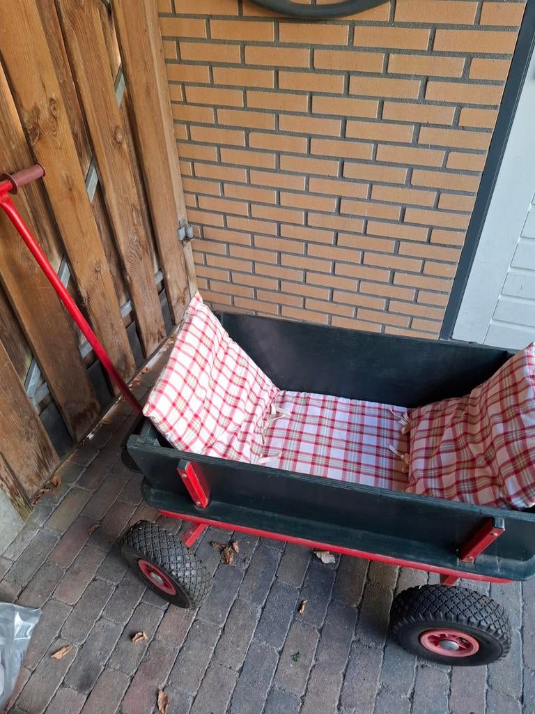 Houten bolderkar, Ophalen, Gebruikt