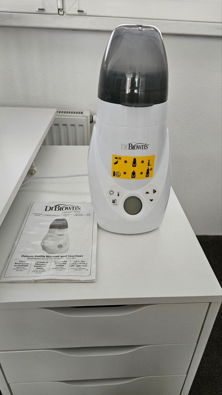 Dr. Brown's Deluxe Flessenwarmer en Sterilisator, Ophalen of Verzenden