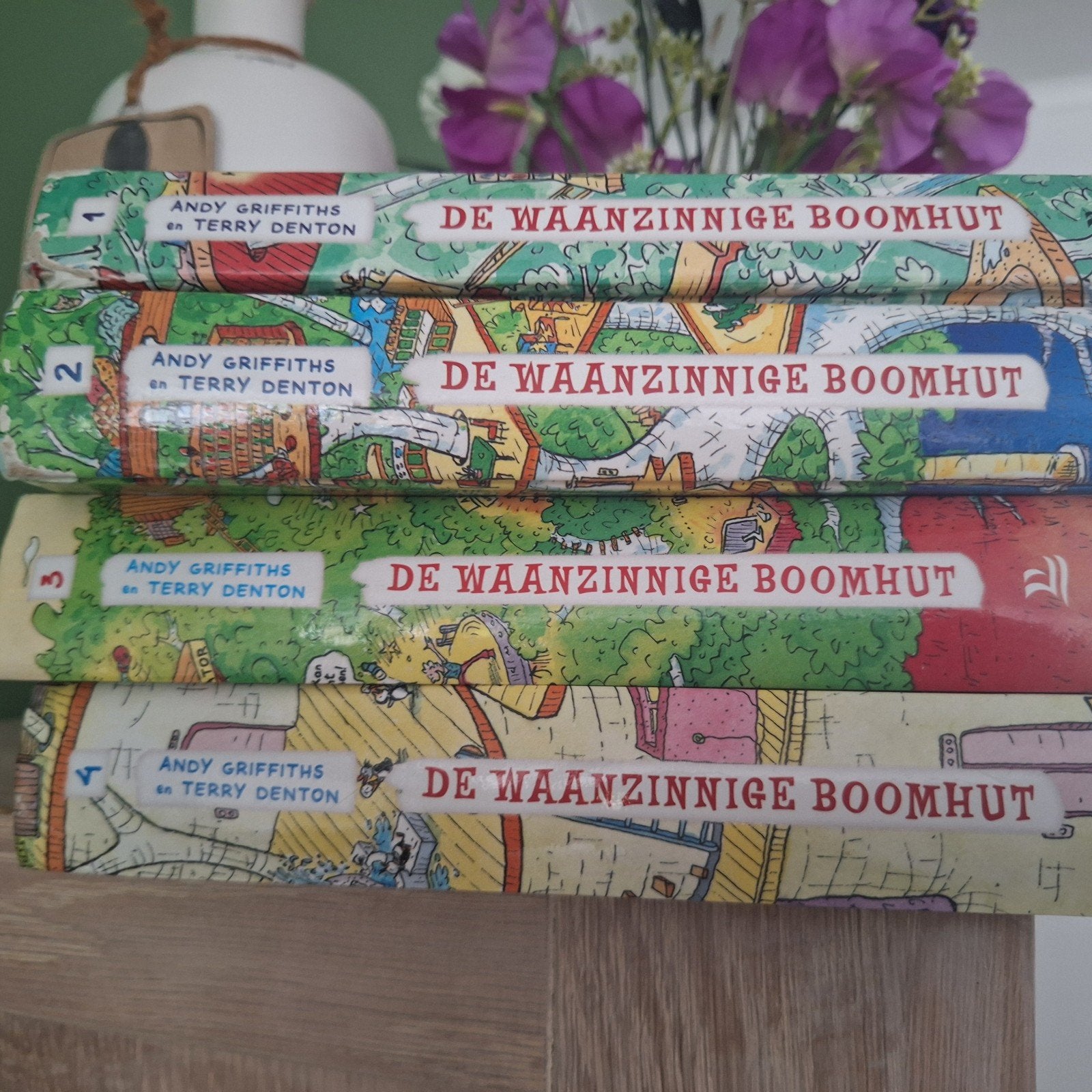 De Waanzinnige Boomhut deel 1 t/m 4 - Andy Griffiths, Boeken, Terry Denton; Andy Griffiths, Fictie algemeen, Ophalen of Verzenden