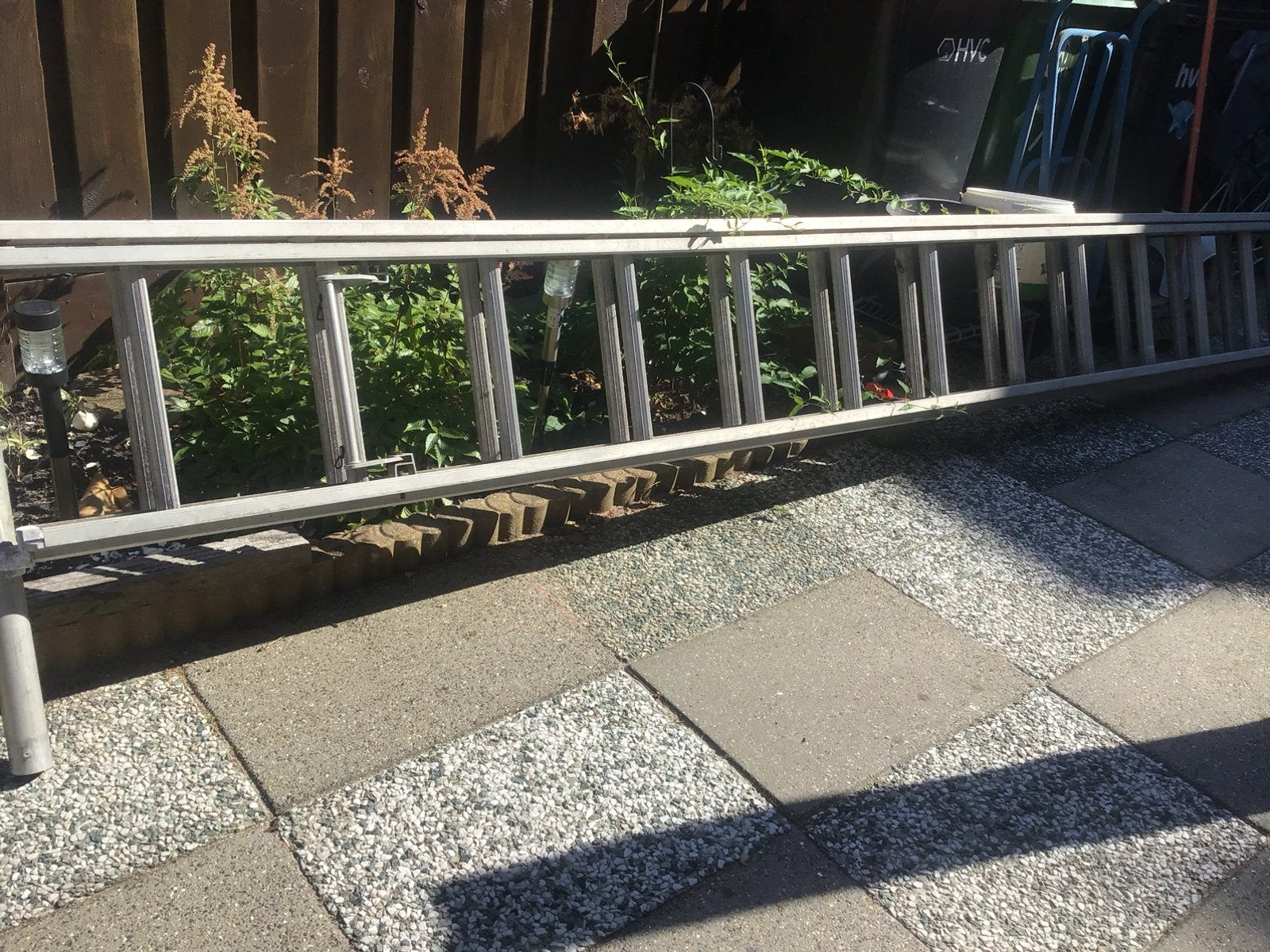 Aluminium ladder 8 meter lang, Ophalen, Gebruikt, 4 meter of meer