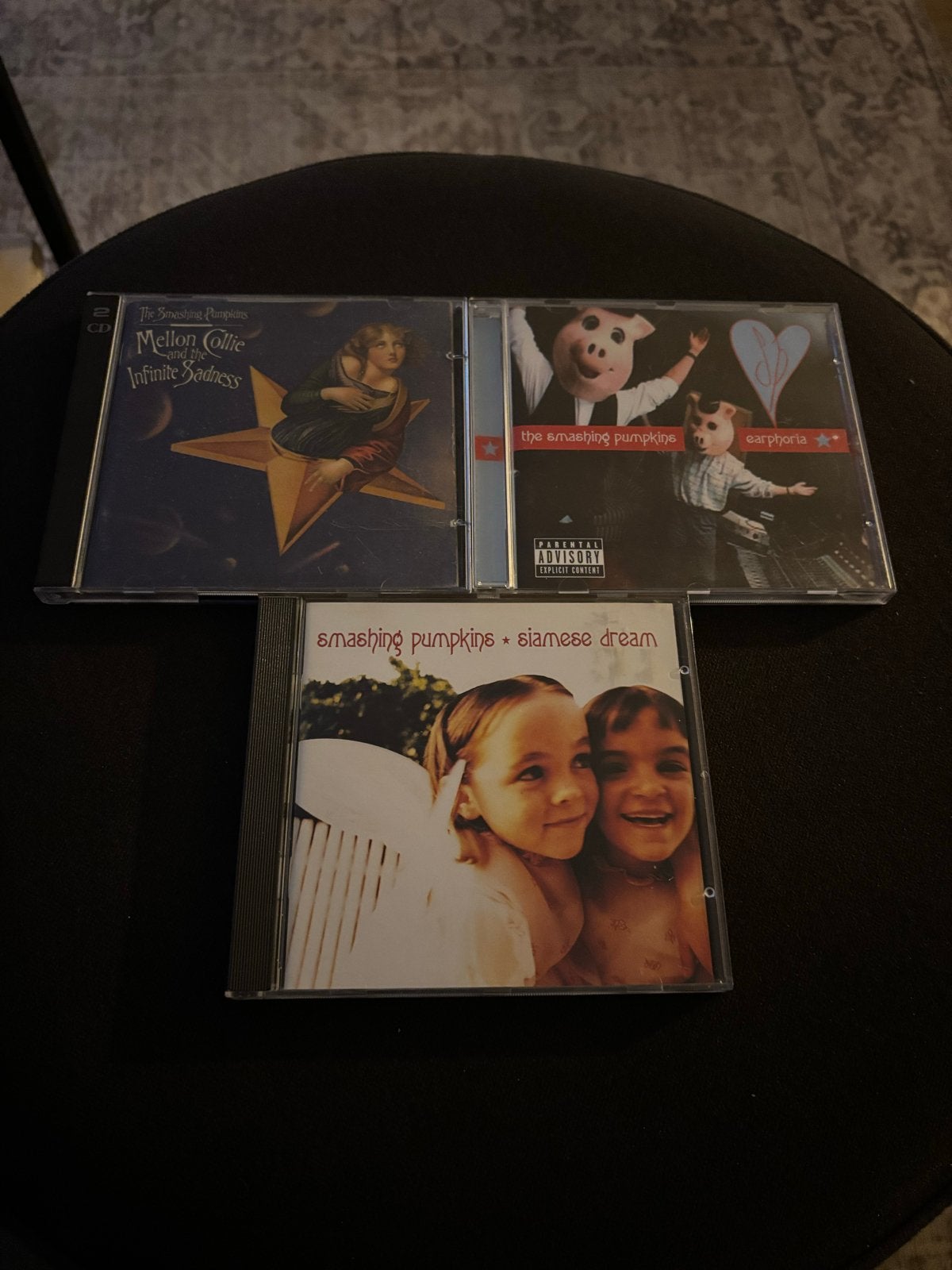 The Smashing Pumpkins CD's: Mellon Collie, Earphoria, Siames, Ophalen of Verzenden, Album, Inclusief doosje