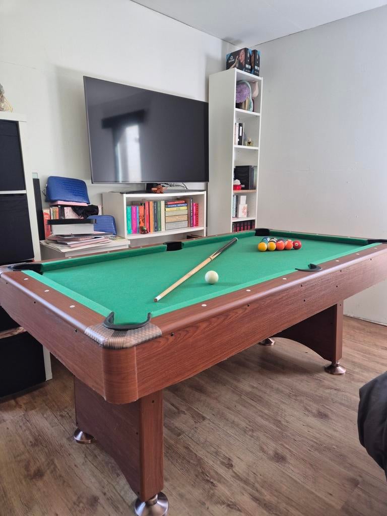 Pooltafel 180 90, Sport en Fitness, Biljarten en Poolen, Ophalen, Gebruikt, Pooltafel