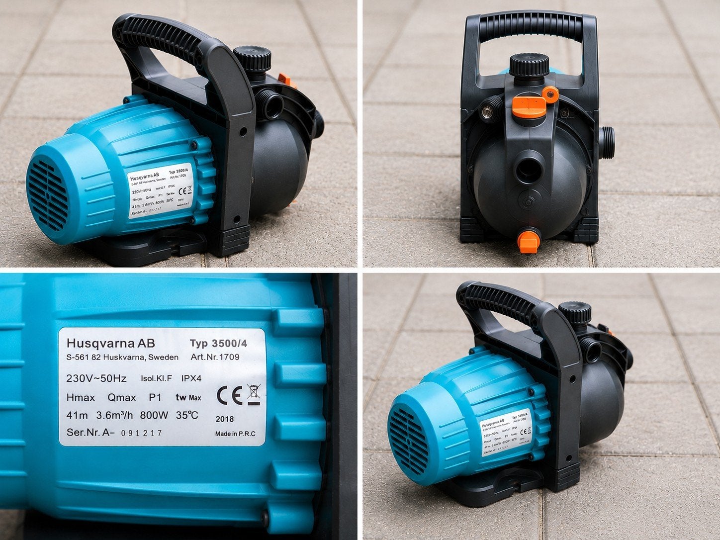 Husqvana waterpomp 3500/4 tuinpomp, Tuin en Terras, Waterpompen, Ophalen of Verzenden, Gebruikt, Elektrisch, Beregeningspomp