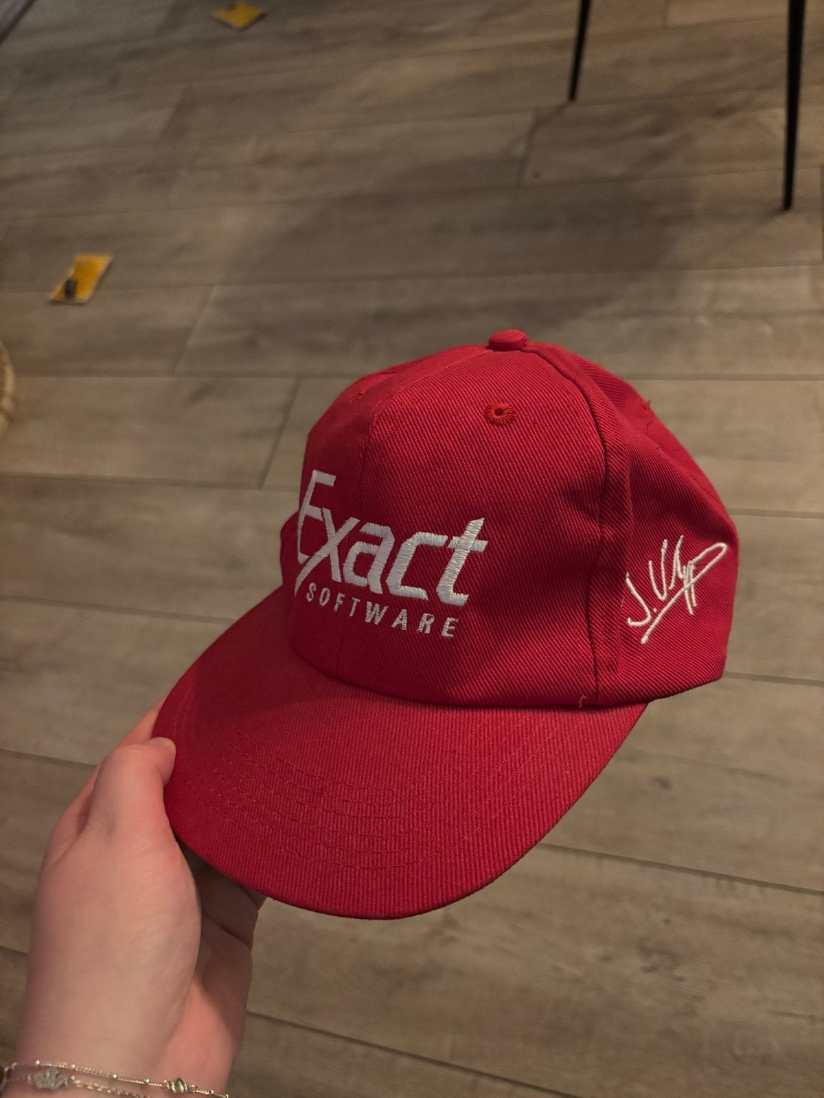Jos Verstappen Exact Software pet, Kleding | Heren, Ophalen of Verzenden, Zo goed als nieuw, One size fits all, Pet