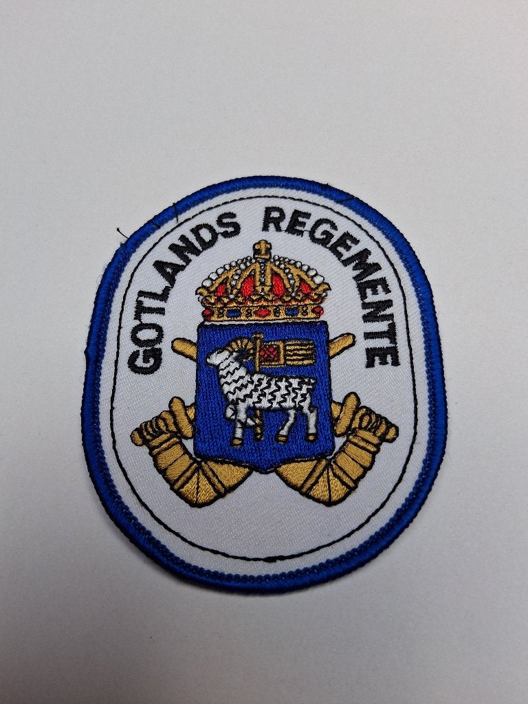 zweeds pantser regiment, Verzamelen, Militaria | Algemeen, Ophalen of Verzenden, Landmacht, Overige gebieden, Embleem of Badge