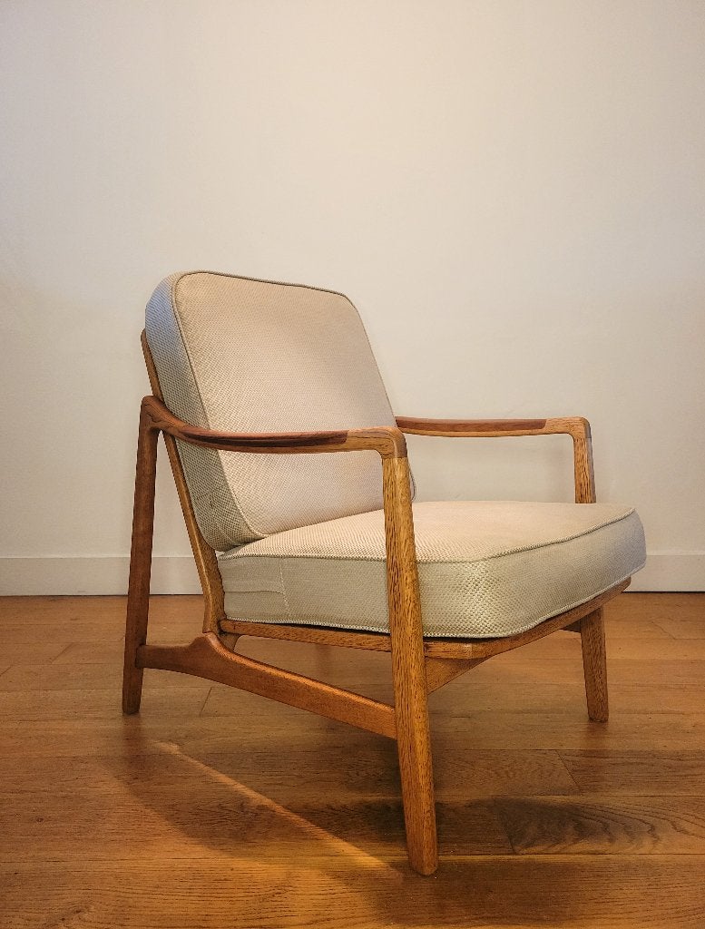 Fauteuil van Tove & Edvard Kindt Larsen voor France, Huis en Inrichting, Fauteuils, Ophalen, Vintage design, Mid Centruy Modern, Deens design