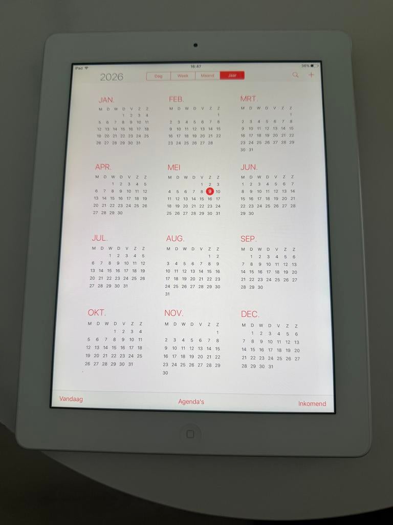 iPad 4e generatie (eind 2012) 16GB - Krasvrij scherm, Computers en Software, Tekentablets, Ophalen, Gebruikt