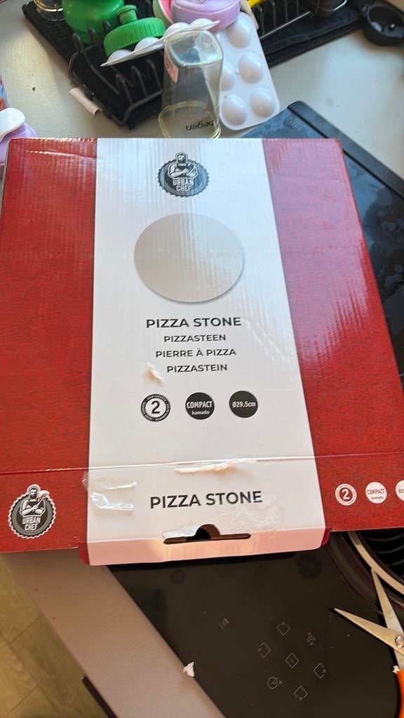 Pizza steen komado, Ophalen, Zo goed als nieuw, Detector, Sensor of Melder
