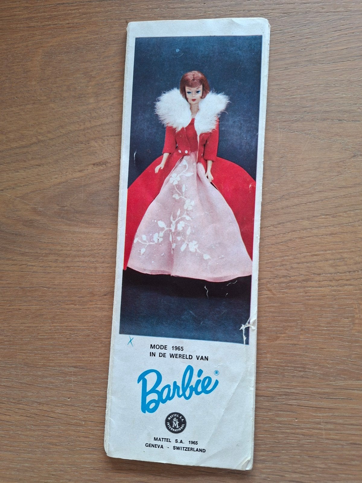 Barbie vintage Flyer Mode1965 in de wereld van Barbie Mattel, Ophalen of Verzenden, Gebruikt, Barbie