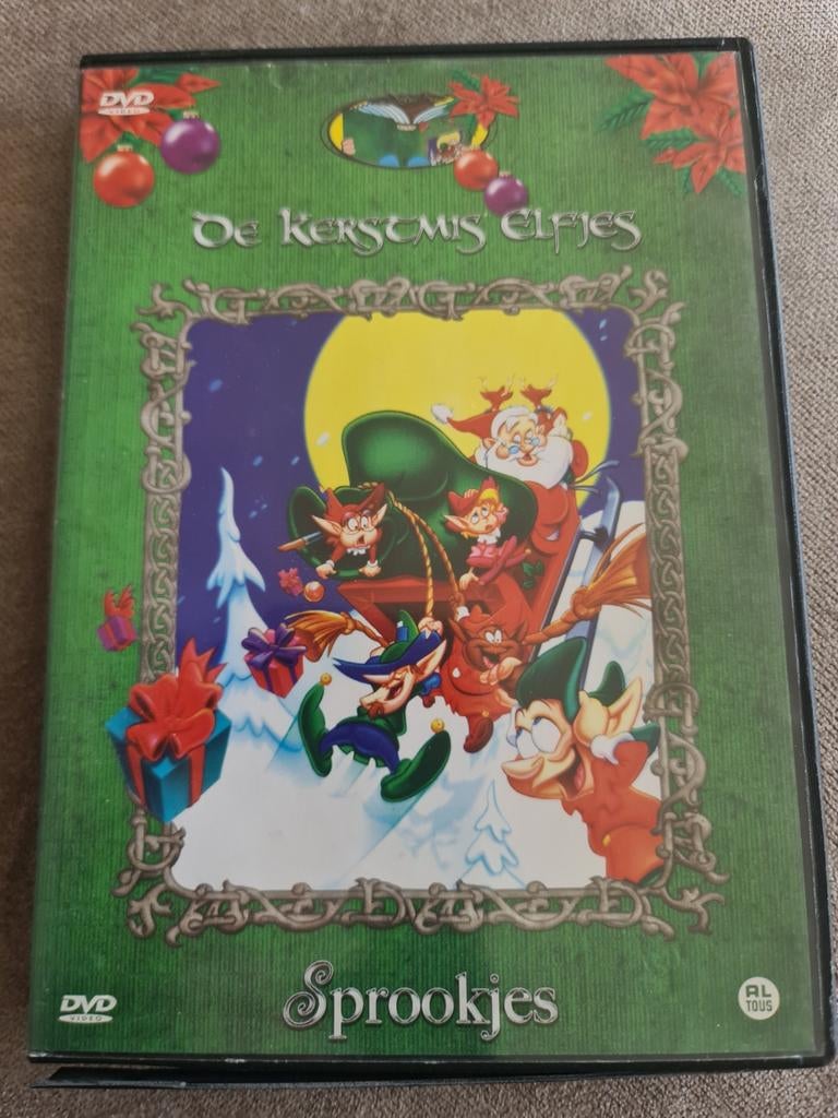 De Kerst Elfjes - Sprookjes DVD, Gebruikt, Alle leeftijden, Overige genres, Ophalen of Verzenden